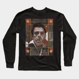 Young Johnny Cash Long Sleeve T-Shirt